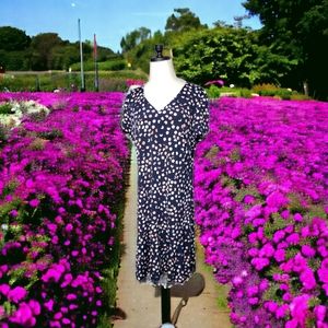 Connected Apparel Flared Trumpet Gores Melon Moons Crescent Casual Dress 14